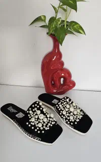 صندل مرواریدی مجلسی برند