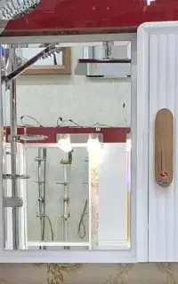 آینه و باکس سرویس بهداشتی pvc