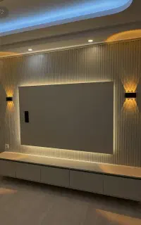 کناف سقف کاذب کاغذدیواری آینه تیوی وال