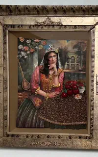 تابلو سه بعدی دختر ایرانی
