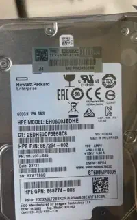 hdd 600gb 15k و cpu و تجهیزات سرور هارد و رم