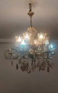 لوستر  ۶ شاخه   و۱۲ لامپه