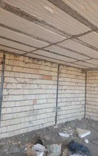 دیوار چینی سیمان کاری سیمان سفید شیب بندی
