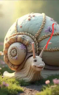 حلزون و تخم حلزون آچاتینا آلبینو (خاویار حلزون)