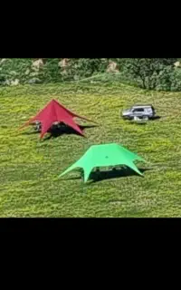 دو عدد سایبان ستاره ای برند دیلور قطر ۱۴