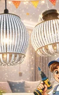 آموزش ساخت لامپ دست ساز