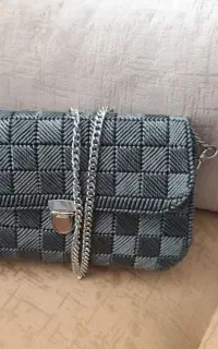 کیف دست باف مکرومه