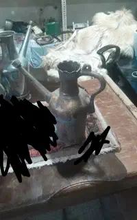 آفتابه مسی قدیمی