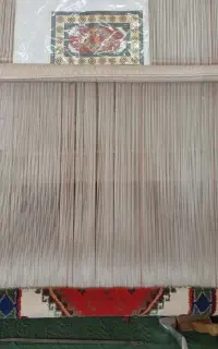 قالی با طرح ترنج ساده ( ۱/۵× ۱ )