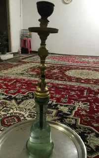 قلیون برنجی دو‌عدد