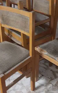 صندلی چوبی اداری