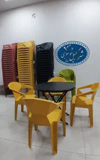 صندلی پلاستیکی اپن کافه طرح دوران64uf0hf/قزلحصار