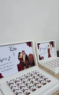 پک شکلات لاکچری نامزدی و حنابندون