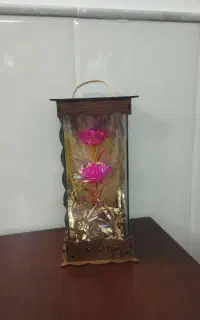 باکس گل شیشه ای نونو