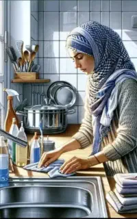 خانم جوان برای نظافت و آشپزی منزل نیازمندیم