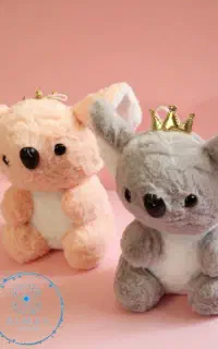 عروسک کوالا رنگ طوسی