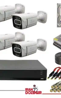 پکیج دوربین مداربسته ۴ دوربین اقساطی قسط چک