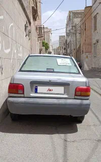 پراید مدل ۸۶ نقره ای