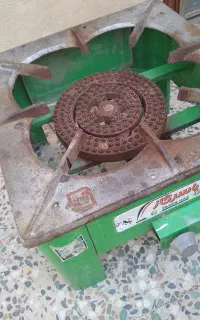 اجاق رو زمینی رویه چدنی دو شعله