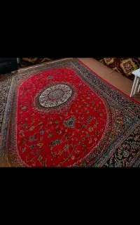 فرش شش متری ماشینی قرمز