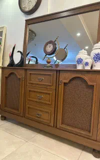 میز تلویزیون و آینه کنسول مدل آرتمیس