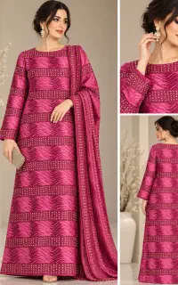 پارچه مخمل نگین دار رنگی