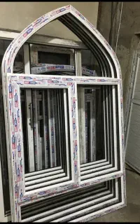 درو پنجرهpvcو شیشه و توری