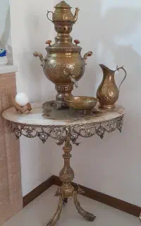 سماور زغالی برنجی