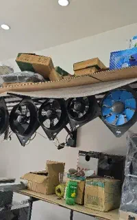 فن تهویه دمنده مکنده هواکش باکس ماینر نانوایی