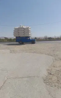 کاه لوبیا ب صورت چکی