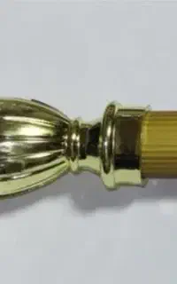 میل پرده ریلی ساده و طلایی