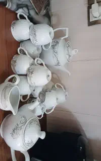 چینی قوری قهوه وقوری چایی با۱۳عددفنجون