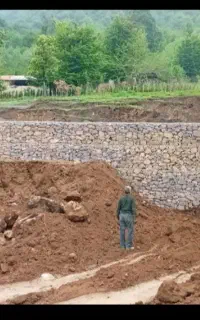 گابیون بندی و مالون کاری حرفه ای 0تا100