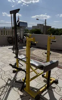 دستگاه بدن سازی سالم بعلت کمبود جا