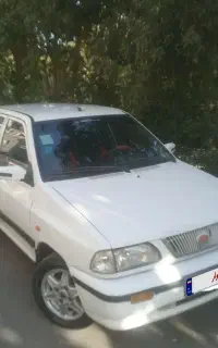 پراید سفید ۱۴۱ مدل ۸۷