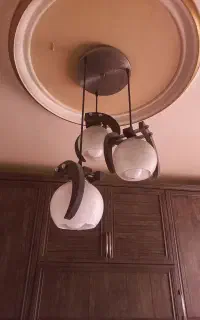 لوستر چوبی آشپزخانه