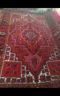 فرش دستباف تازه از دار افتاده