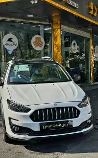 اطلس G خشک سفیدسقف مشکی اطلس سانروف/ مشکی405