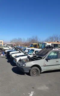 جمع اوری خودروهای اوراقی سوخته  فرسوده دوتیکه