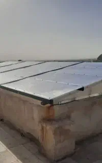 نصاب پلی کربنات حیاط خلوت سقف پاسیو تراس نورگیر