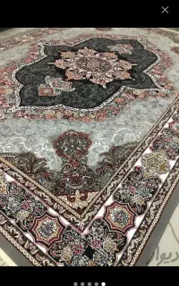 دو تخته فرش ۱۲ متری اکبند ۷۰۰شانه رنگ توسی فیلی