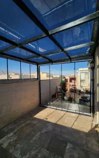 جام بالکن ،شیشه بالکنی اسلاید شیشه ریلی شیشه تاشو