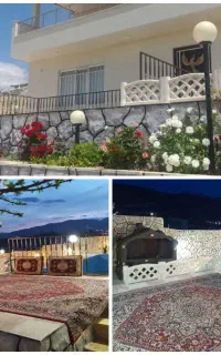 موزائیک دورباغچه ابرو پله  گلدان باربیکیو حوضچه
