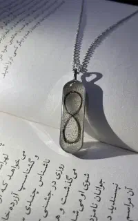 گردنبند رزینی/ موی یار/ عکس