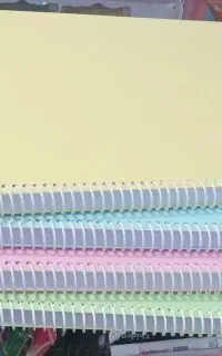 پرینت، لمینت(پرس برگه) و فنرزنی کتاب