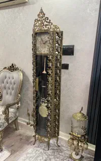 ساعت ایستاده برنجی