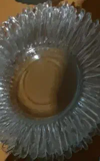 یک دسته بشقاب شیشه ای