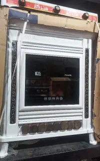 بخاری گازی شومینه پایه دار