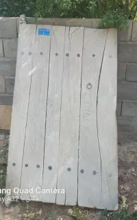 درب باغی چوبی قدیمی