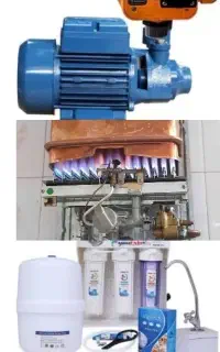 تعمیر و نصب انواع آبگرمکن، پمپ،تصفیه و شیرالات